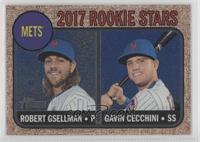 Rookie Stars - Robert Gsellman, Gavin Cecchini #/999