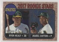 Rookie Stars - Ryon Healy, Jharel Cotton #/999