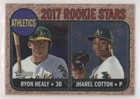 Rookie Stars - Ryon Healy, Jharel Cotton [EX to NM] #/999
