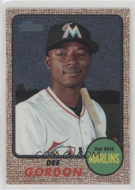 2017 Topps Heritage - [Base] - Chrome #THC-447 - Dee Gordon /999