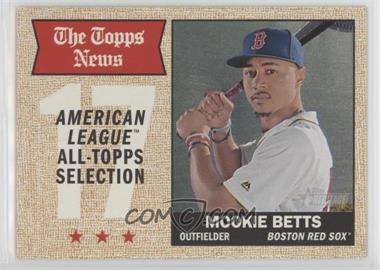 2017 Topps Heritage - [Base] - Gray Back #362 - All-Star - Mookie Betts /10