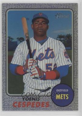 2017 Topps Heritage - [Base] - Hot Box Chrome Purple Refractor #THC-406 - Yoenis Cespedes