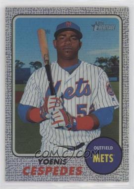 2017 Topps Heritage - [Base] - Hot Box Chrome Purple Refractor #THC-406 - Yoenis Cespedes