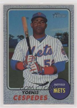 2017 Topps Heritage - [Base] - Hot Box Chrome Purple Refractor #THC-406 - Yoenis Cespedes