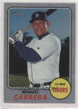 2017 Topps Heritage - [Base] - Hot Box Chrome Purple Refractor #THC-418 - Miguel Cabrera