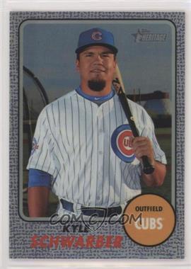 2017 Topps Heritage - [Base] - Hot Box Chrome Purple Refractor #THC-423 - Kyle Schwarber