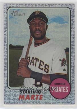 2017 Topps Heritage - [Base] - Hot Box Chrome Purple Refractor #THC-459 - Starling Marte [Noted]