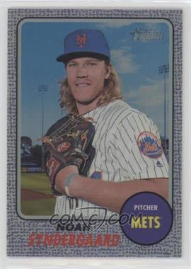 2017 Topps Heritage - [Base] - Hot Box Chrome Purple Refractor #THC-470 - Noah Syndergaard