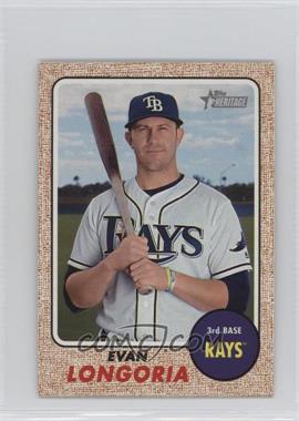 2017 Topps Heritage - [Base] - Mini #84 - Evan Longoria /100