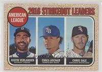 League Leaders - Justin Verlander, Chris Sale, Chris Archer