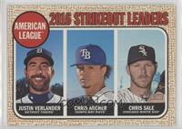 League Leaders - Justin Verlander, Chris Sale, Chris Archer
