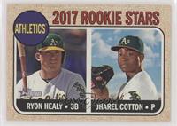 Rookie Stars - Ryon Healy, Jharel Cotton [Noted]