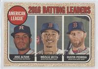 League Leaders - Dustin Pedroia, Mookie Betts, Jose Altuve