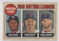 League Leaders - Dustin Pedroia, Mookie Betts, Jose Altuve