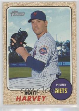 2017 Topps Heritage - [Base] #256 - Matt Harvey