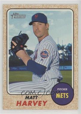 2017 Topps Heritage - [Base] #256 - Matt Harvey