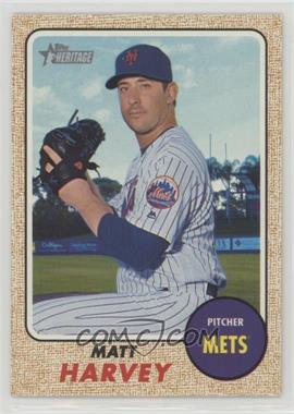 2017 Topps Heritage - [Base] #256 - Matt Harvey