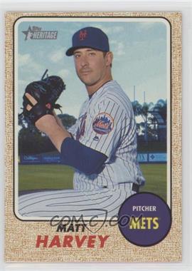 2017 Topps Heritage - [Base] #256 - Matt Harvey