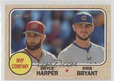 2017 Topps Heritage - [Base] #263 - MVP Company (Bryce Harper, Kris Bryant)