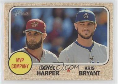 2017 Topps Heritage - [Base] #263 - MVP Company (Bryce Harper, Kris Bryant)