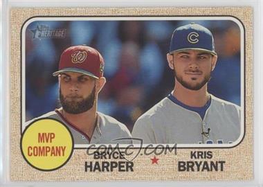 2017 Topps Heritage - [Base] #263 - MVP Company (Bryce Harper, Kris Bryant)