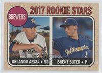 Rookie Stars - Orlando Arcia, Brent Suter