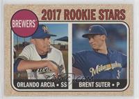 Rookie Stars - Orlando Arcia, Brent Suter