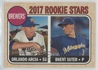 Rookie Stars - Orlando Arcia, Brent Suter