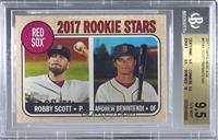 Rookie Stars - Robby Scott, Andrew Benintendi [BGS 9.5 GEM MINT]