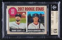 Rookie Stars - Robby Scott, Andrew Benintendi [BGS 9.5 GEM MINT]