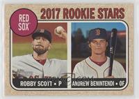 Rookie Stars - Robby Scott, Andrew Benintendi