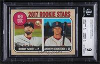 Rookie Stars - Robby Scott, Andrew Benintendi [BGS 9 MINT]