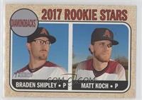 Rookie Stars - Braden Shipley, Matt Koch