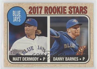 2017 Topps Heritage - [Base] #393 - Rookie Stars - Matt Dermody, Danny Barnes