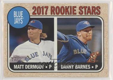 2017 Topps Heritage - [Base] #393 - Rookie Stars - Matt Dermody, Danny Barnes