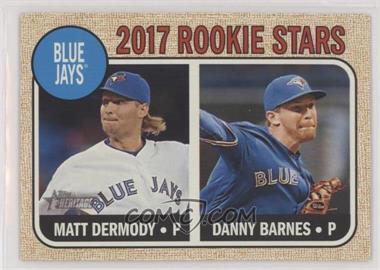 2017 Topps Heritage - [Base] #393 - Rookie Stars - Matt Dermody, Danny Barnes