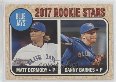 2017 Topps Heritage - [Base] #393 - Rookie Stars - Matt Dermody, Danny Barnes