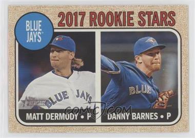 2017 Topps Heritage - [Base] #393 - Rookie Stars - Matt Dermody, Danny Barnes