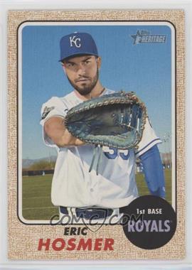 2017 Topps Heritage - [Base] #409.2 - SP - Color Swap Variation - Eric Hosmer