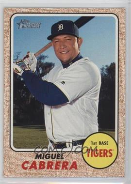 2017 Topps Heritage - [Base] #418 - High Number SP - Miguel Cabrera