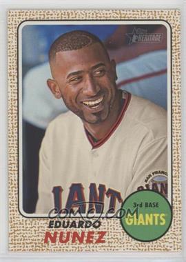 2017 Topps Heritage - [Base] #44 - Eduardo Nunez