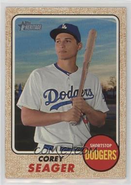 2017 Topps Heritage - [Base] #440.4 - SP - Error Variation - Corey Seager (No Trophy on Front, Birthdate April 4, 1989)