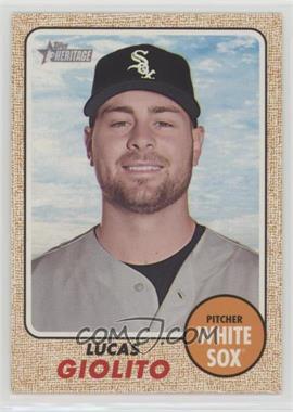 2017 Topps Heritage - [Base] #476.1 - High Number SP - Lucas Giolito