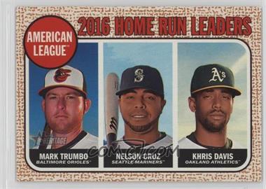 2017 Topps Heritage - [Base] #6 - League Leaders - Mark Trumbo, Nelson Cruz, Khris Davis