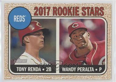 2017 Topps Heritage - [Base] #69 - Rookie Stars - Tony Renda, Wandy Peralta