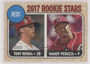 2017 Topps Heritage - [Base] #69 - Rookie Stars - Tony Renda, Wandy Peralta