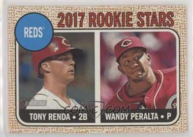 2017 Topps Heritage - [Base] #69 - Rookie Stars - Tony Renda, Wandy Peralta