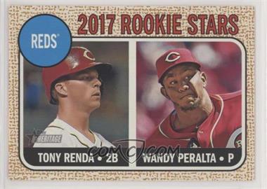 2017 Topps Heritage - [Base] #69 - Rookie Stars - Tony Renda, Wandy Peralta