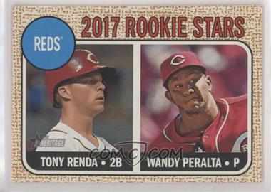 2017 Topps Heritage - [Base] #69 - Rookie Stars - Tony Renda, Wandy Peralta