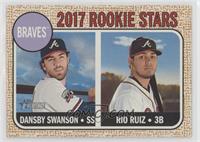 Rookie Stars - Dansby Swanson, Rio Ruiz